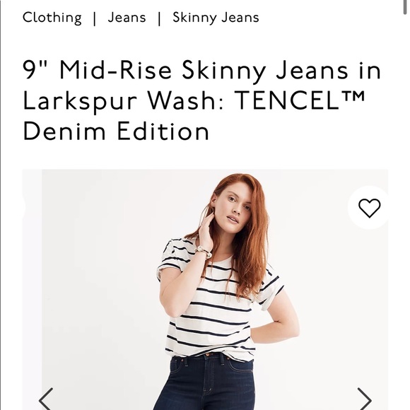 Madewell 9 inch rise in larkspur wash. - Picture 3 of 3